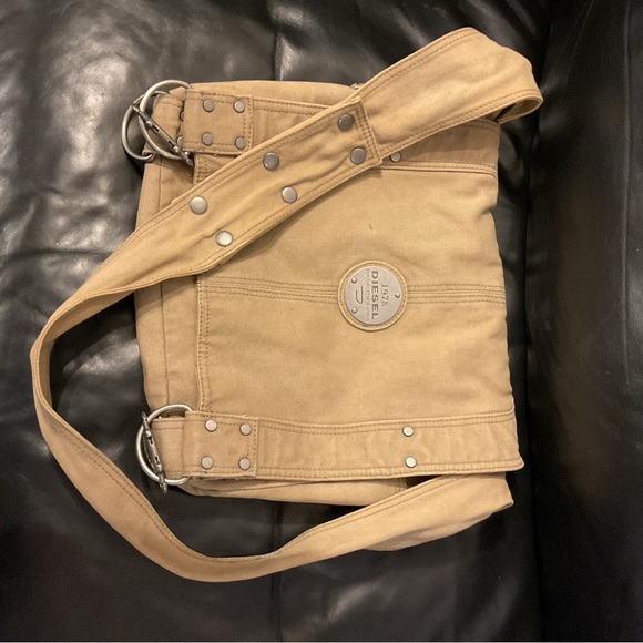 Vintage Diesel cotton canvas messenger bag - Picture 2 of 10
